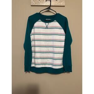 Eddie Bauer Women's Retro Stripe Legend Long Sleeve Raglan Shirt